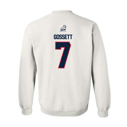 Samford - NCAA Men's Basketball : JD Gossett - Crewneck Sweatshirt-1