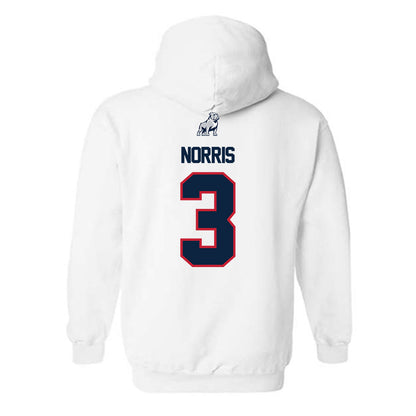 Samford - NCAA Men's Basketball : Keaton Norris - Hooded Sweatshirt-1