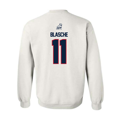 Samford - NCAA Baseball : Mason Blasche - Classic Shersey Crewneck Sweatshirt-1