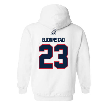 Samford - NCAA Women's Basketball : Kayte Madison Bjornstad - Classic Shersey Hooded Sweatshirt-1