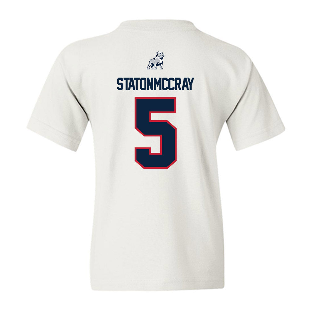 Samford - NCAA Men's Basketball : AJ Staton-McCray - Youth T-Shirt-1