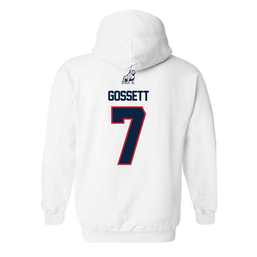 Samford - NCAA Men's Basketball : JD Gossett - Hooded Sweatshirt-1