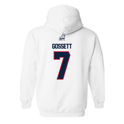 Samford - NCAA Men's Basketball : JD Gossett - Hooded Sweatshirt-1