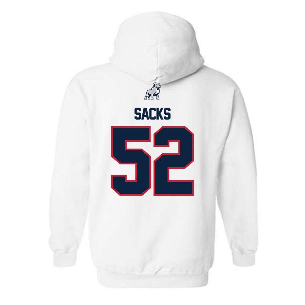 Samford - NCAA Football : Owen Sacks - Classic Shersey Hooded Sweatshirt-1