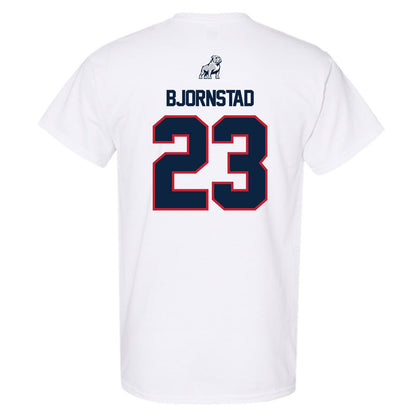 Samford - NCAA Women's Basketball : Kayte Madison Bjornstad - Classic Shersey T-Shirt-1