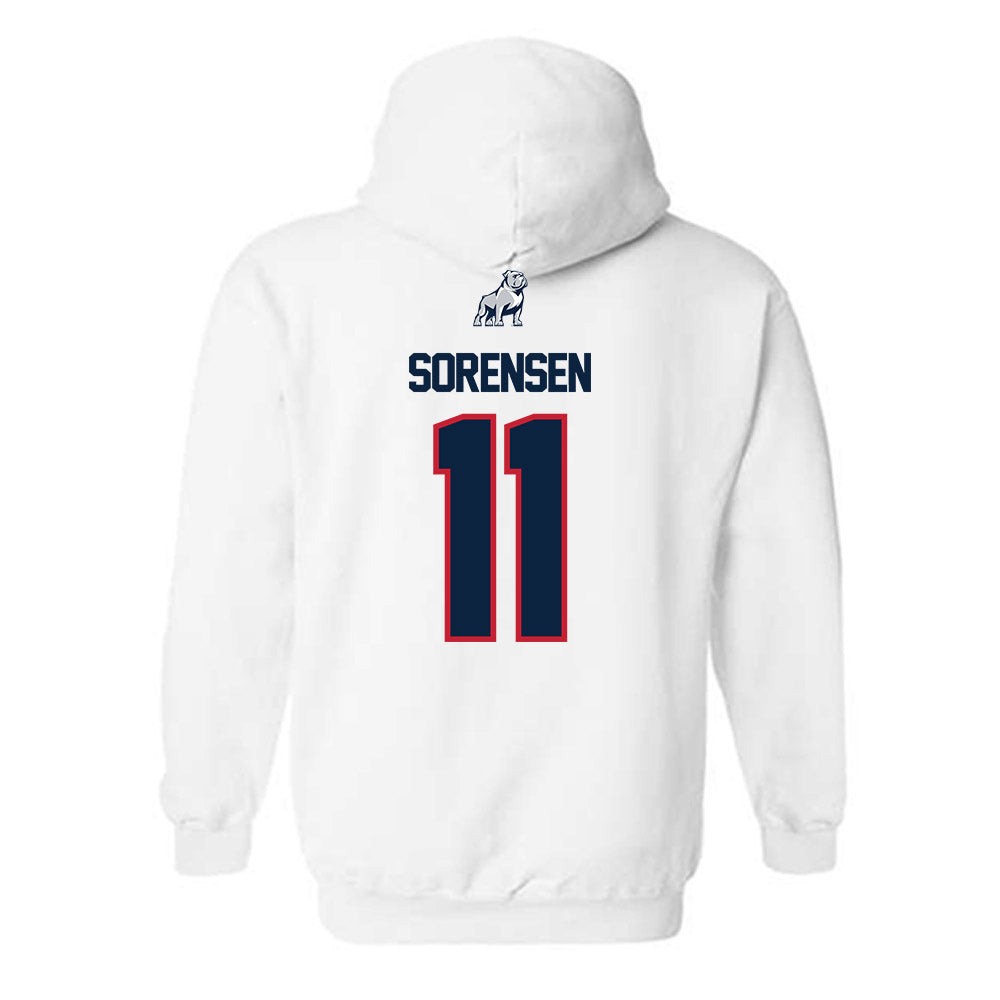 Samford - NCAA Women's Volleyball : Emma Sorensen - Classic Shersey Hooded Sweatshirt-1