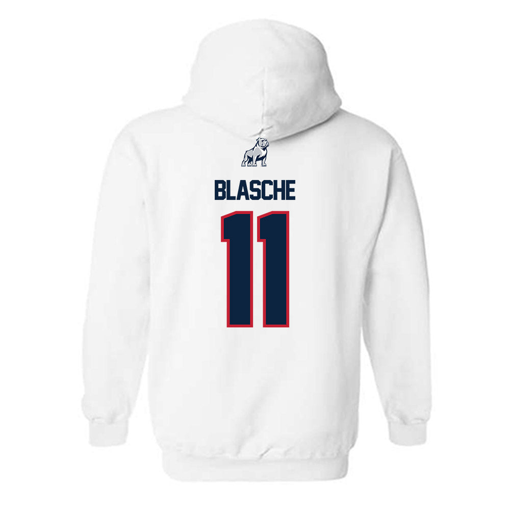 Samford - NCAA Baseball : Mason Blasche - Classic Shersey Hooded Sweatshirt-1