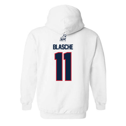 Samford - NCAA Baseball : Mason Blasche - Classic Shersey Hooded Sweatshirt-1