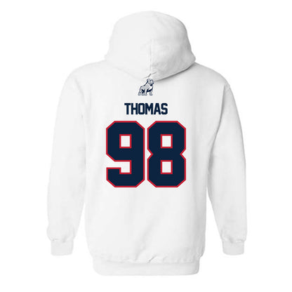 Samford - NCAA Football : Dezmon Thomas - Classic Shersey Hooded Sweatshirt-1