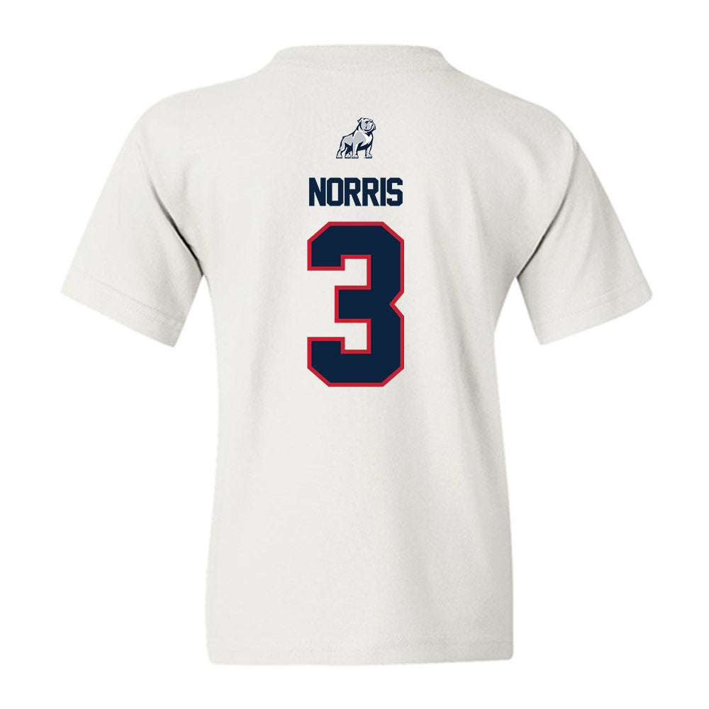 Samford - NCAA Men's Basketball : Keaton Norris - Youth T-Shirt-1