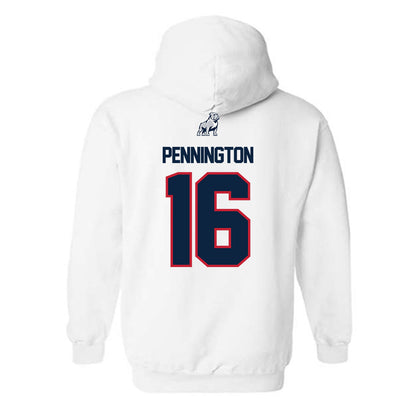 Samford - NCAA Football : Cooper Pennington - Classic Shersey Hooded Sweatshirt-1