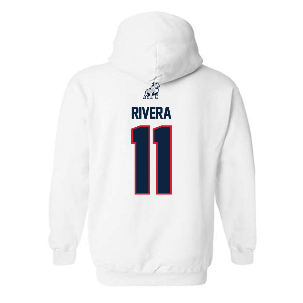 Samford - NCAA Women's Basketball : Briana Rivera - Classic Shersey Hooded Sweatshirt-1