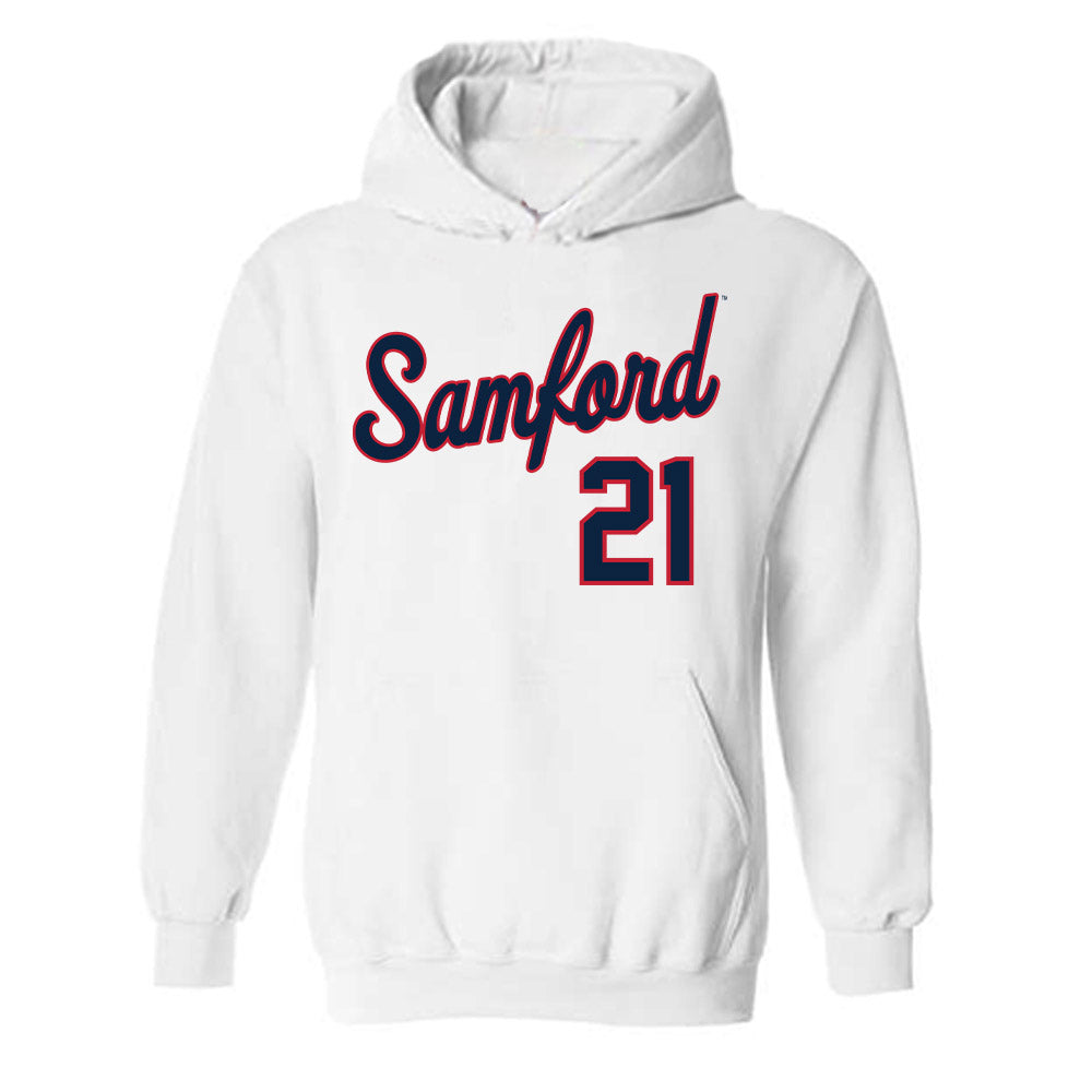 Samford - NCAA Men's Basketball : Corey Brown - Hooded Sweatshirt-0