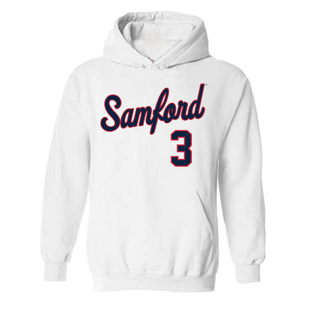 Samford - NCAA Men's Basketball : Keaton Norris - Hooded Sweatshirt-0