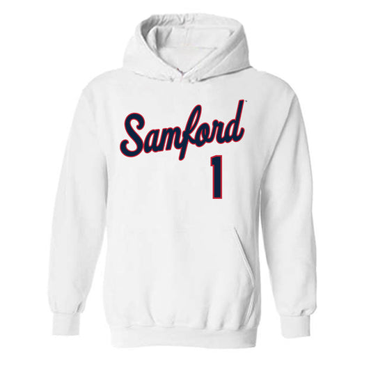Samford - NCAA Women's Volleyball : Carly Minatel - Hooded Sweatshirt-0