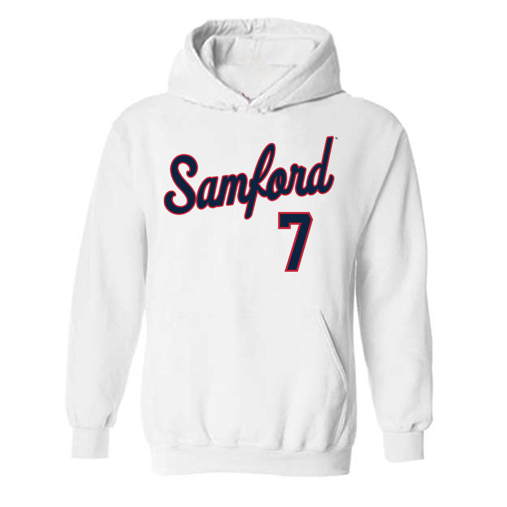 Samford - NCAA Football : Kerrell Yow - Classic Shersey Hooded Sweatshirt-0