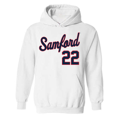 Samford - NCAA Football : Kenyon Cherry - Classic Shersey Hooded Sweatshirt-0