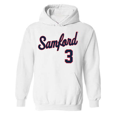 Samford - NCAA Baseball : Gus Gandy - Classic Shersey Hooded Sweatshirt-0