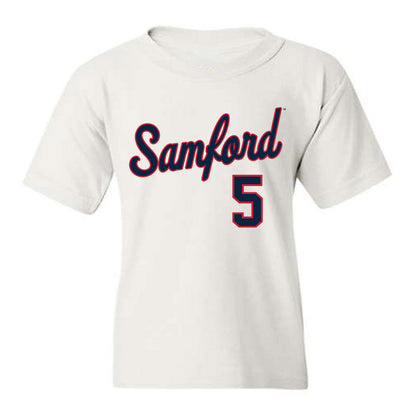 Samford - NCAA Men's Basketball : AJ Staton-McCray - Youth T-Shirt-0