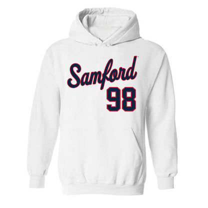 Samford - NCAA Football : Dezmon Thomas - Classic Shersey Hooded Sweatshirt-0