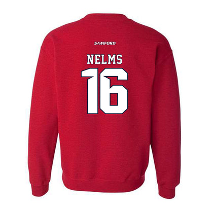 Samford - NCAA Baseball : Easton Nelms - Crewneck Sweatshirt-1