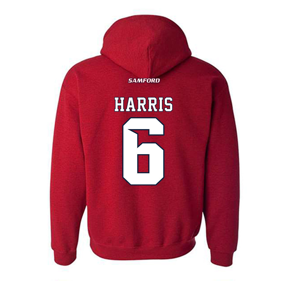Samford - NCAA Baseball : Jackson Harris - Classic Shersey Hooded Sweatshirt-1