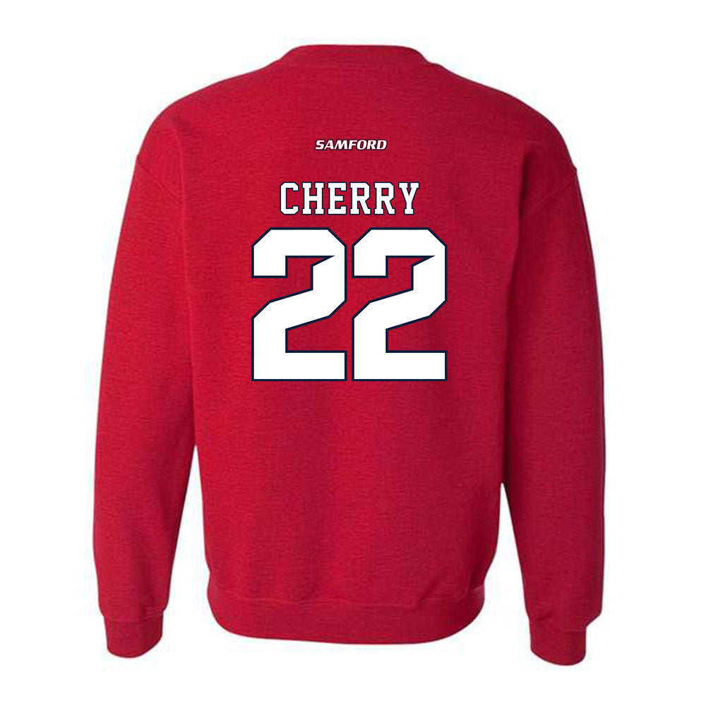 Samford - NCAA Football : Kenyon Cherry - Classic Shersey Crewneck Sweatshirt-1