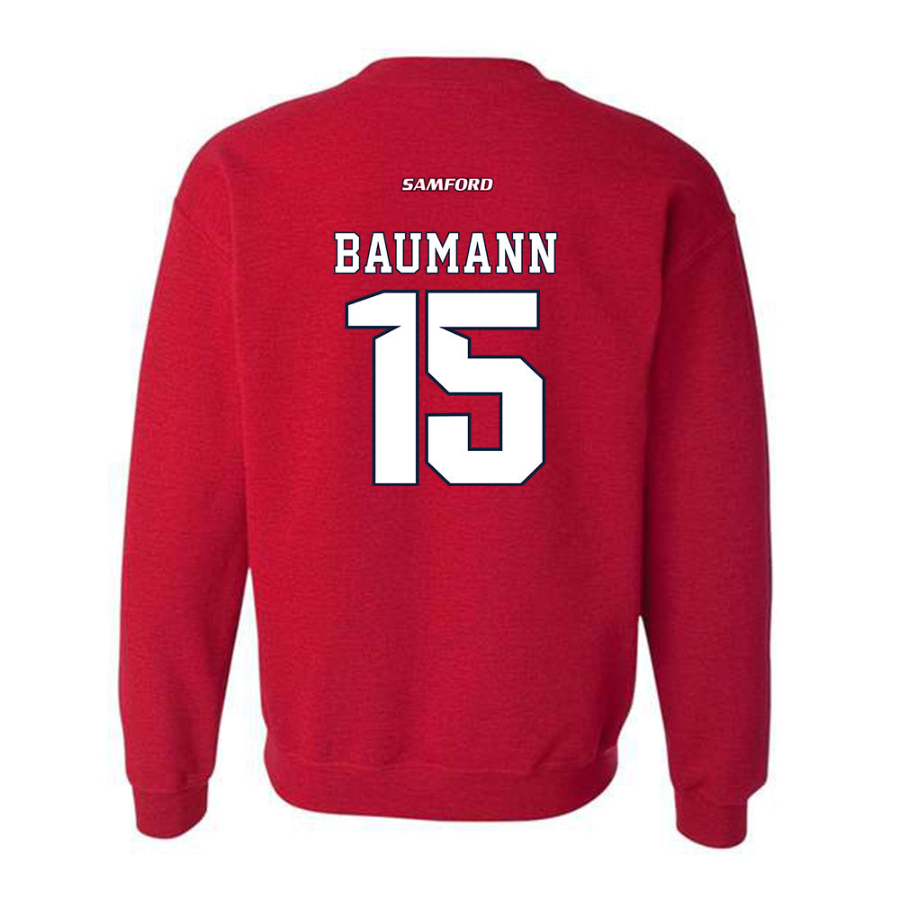 Samford - NCAA Women's Soccer : Ava Baumann - Crewneck Sweatshirt-1