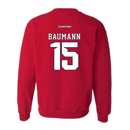 Samford - NCAA Women's Soccer : Ava Baumann - Crewneck Sweatshirt-1