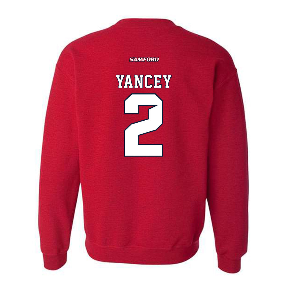 Samford - NCAA Football : David Yancey - Classic Shersey Crewneck Sweatshirt-1