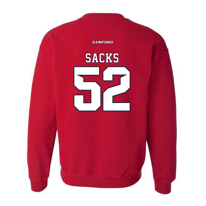 Samford - NCAA Football : Owen Sacks - Classic Shersey Crewneck Sweatshirt-1