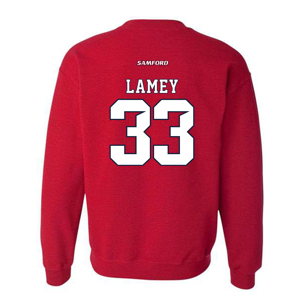 Samford - NCAA Men's Basketball : Zach Lamey - Crewneck Sweatshirt-1