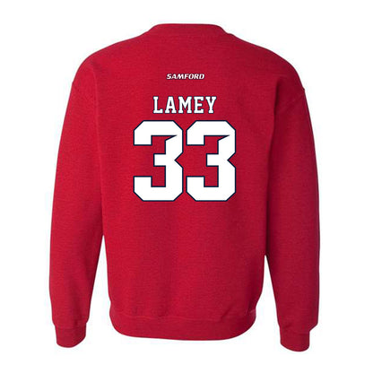 Samford - NCAA Men's Basketball : Zach Lamey - Crewneck Sweatshirt-1