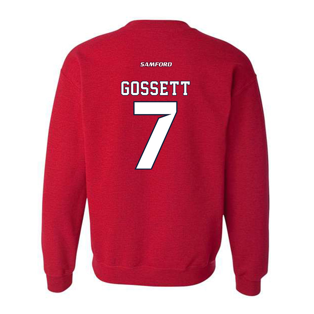 Samford - NCAA Men's Basketball : JD Gossett - Crewneck Sweatshirt-1
