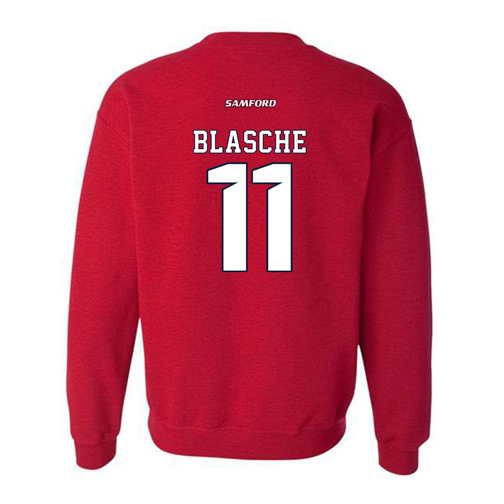 Samford - NCAA Baseball : Mason Blasche - Classic Shersey Crewneck Sweatshirt-1