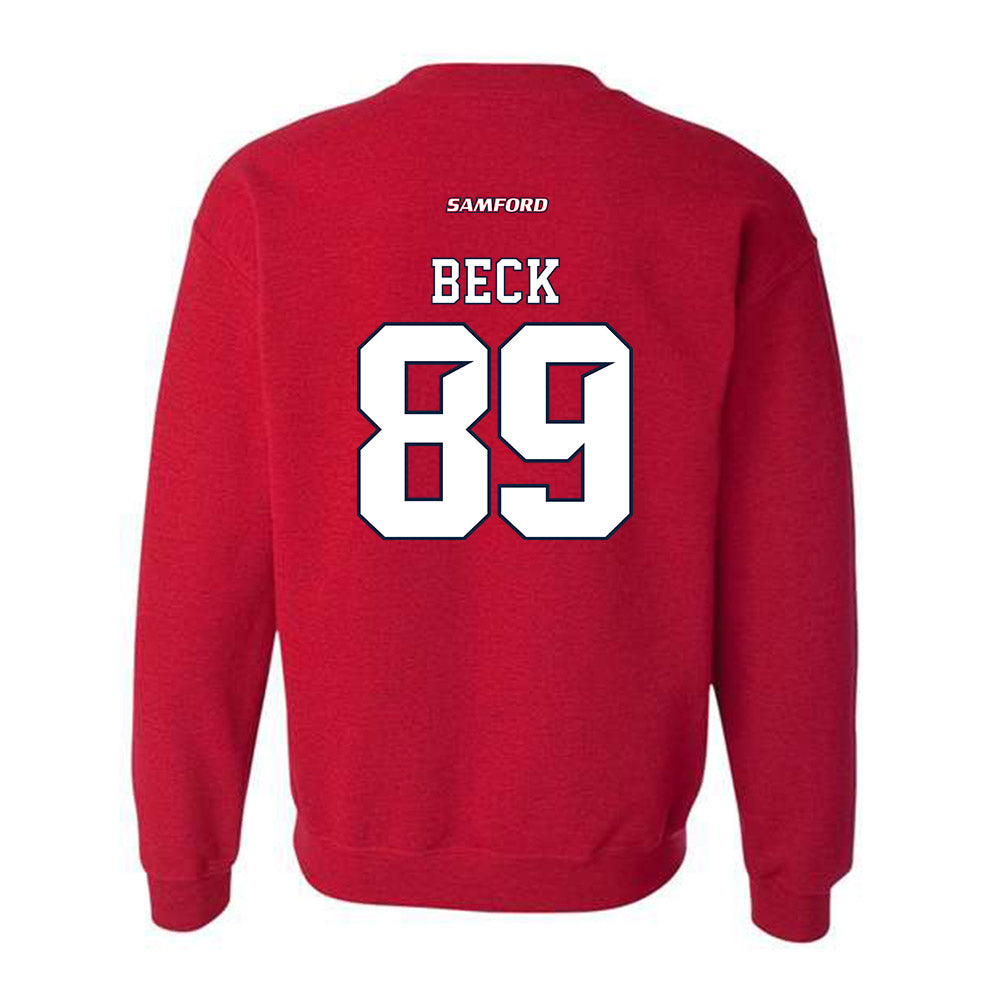 Samford - NCAA Football : Landon Beck - Crewneck Sweatshirt-1