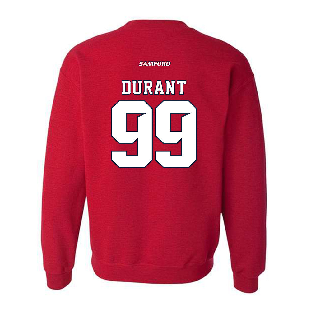 Samford - NCAA Football : Tyler Durant - Crewneck Sweatshirt-1