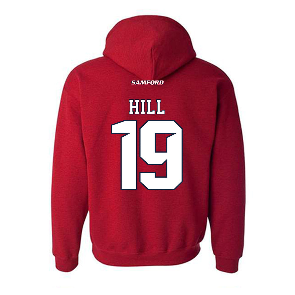 Samford - NCAA Baseball : Cason Hill - Classic Shersey Hooded Sweatshirt-1