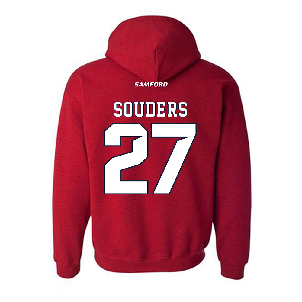 Samford - NCAA Baseball : Jake Souders - Hooded Sweatshirt-1