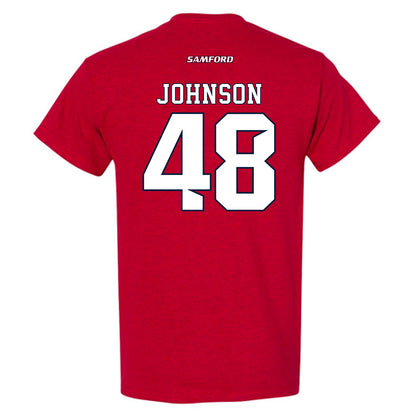 Samford - NCAA Football : Jacob Johnson - T-Shirt-1