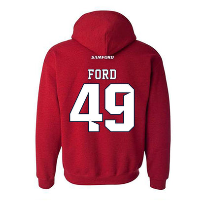 Samford - NCAA Football : Grayson Ford - Classic Shersey Hooded Sweatshirt-1