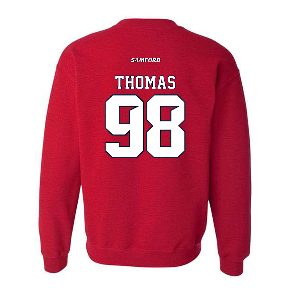 Samford - NCAA Football : Dezmon Thomas - Classic Shersey Crewneck Sweatshirt-1