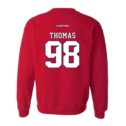 Samford - NCAA Football : Dezmon Thomas - Classic Shersey Crewneck Sweatshirt-1