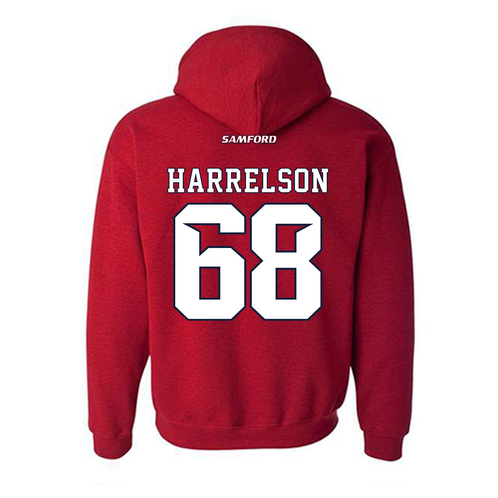 Samford - NCAA Football : Asher Harrelson - Hooded Sweatshirt-1