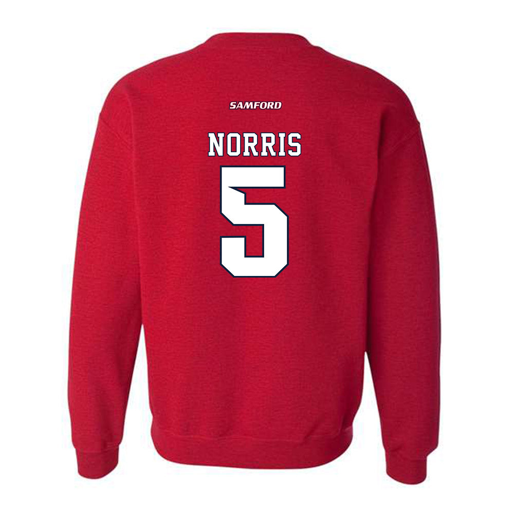 Samford - NCAA Men's Basketball : Cade Norris - Crewneck Sweatshirt-1