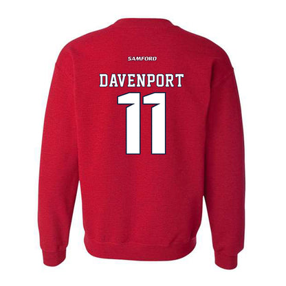 Samford - NCAA Men's Basketball : Cooper Davenport - Crewneck Sweatshirt-1