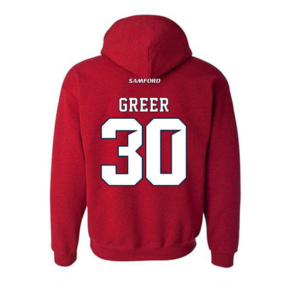 Samford - NCAA Football : Cooper Greer - Hooded Sweatshirt-1