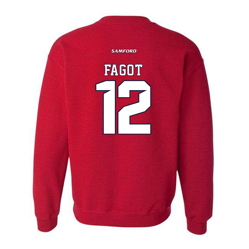 Samford - NCAA Baseball : Christopher Fagot - Classic Shersey Crewneck Sweatshirt-1