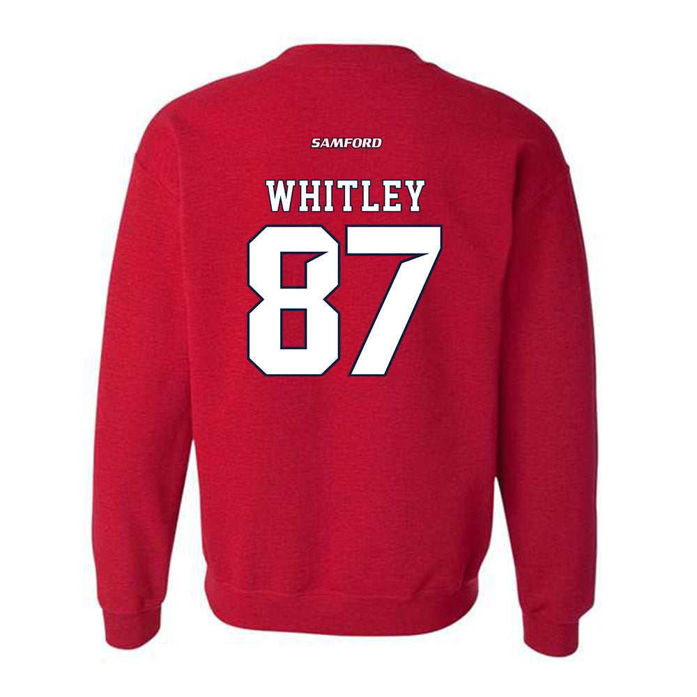 Samford - NCAA Football : Brice Whitley - Crewneck Sweatshirt-1