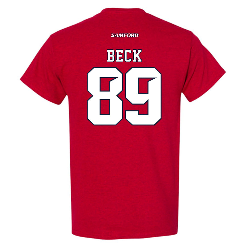 Samford - NCAA Football : Landon Beck - T-Shirt-1